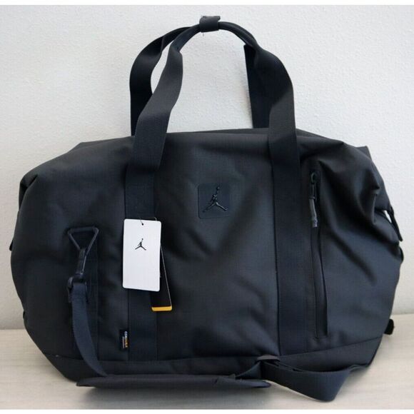 Jordan MA0900-G9Q Men's One Size Dark Smoke Gray Cordura Logo Duffel Bag - Picture 1 of 16